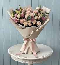 Букет цветов из:  Розы и Лизиантусы #REPLACE_PRED# Тулуне