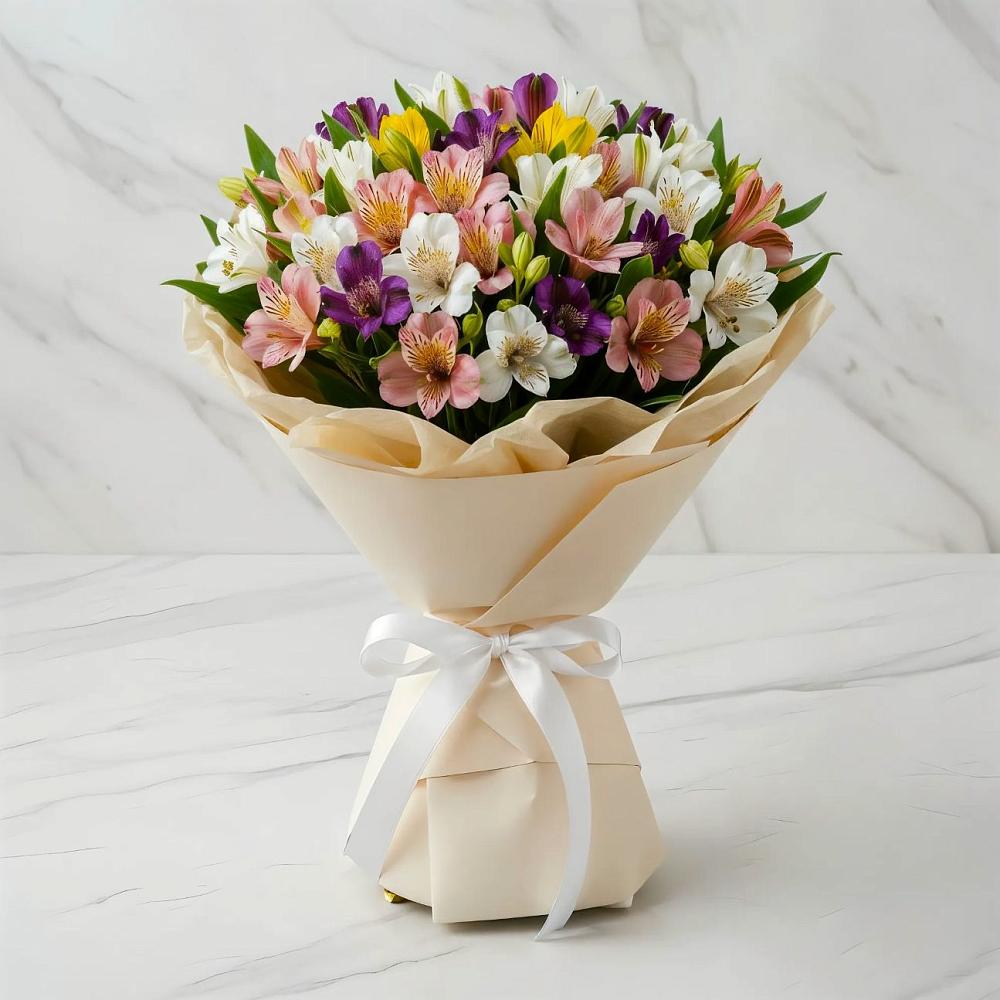 Букет цветов из: Альстромерии в Тулуне