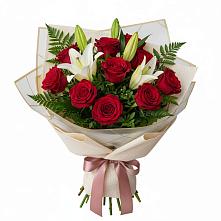Букет цветов из:  Лилии и Розы в Тулуне