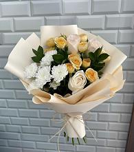 Букет цветов из:  Розы и Хризантемы #REPLACE_PRED# Тулуне