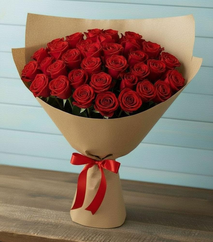 Букет Красные розы Милано в Тулуне