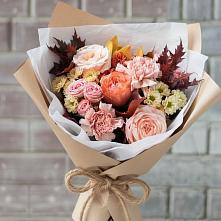 Букет цветов из:  Гвоздики, Хризантемы и Розы в Тулуне