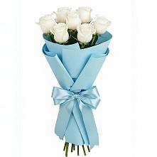 Букет 7 белых роз Проуд #REPLACE_PRED# Тулуне