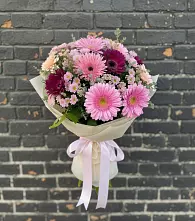 Букет цветов из:  Герберы и Хризантемы #REPLACE_PRED# Тулуне