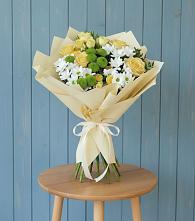 Букет цветов из:  Хризантемы и Розы #REPLACE_PRED# Тулуне