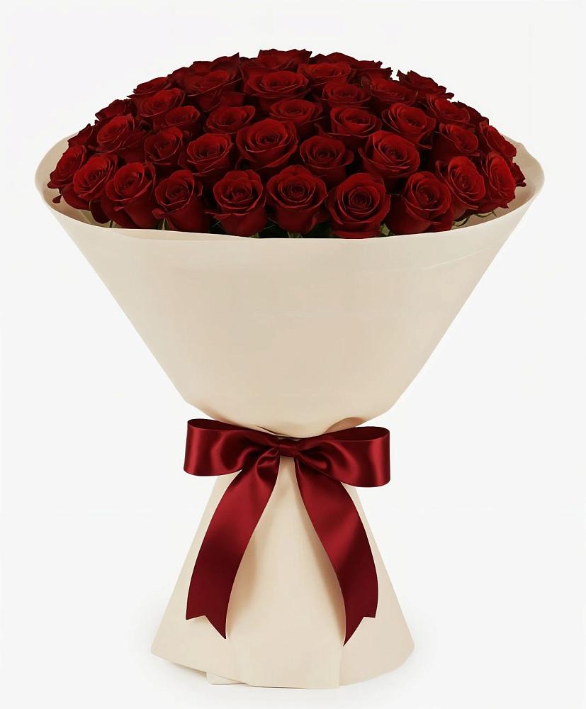 Букет 101 Бордовая роза Блэк Бакарра в Тулуне