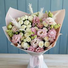 Букет цветов из:  Альстромерии и Розы в Тулуне