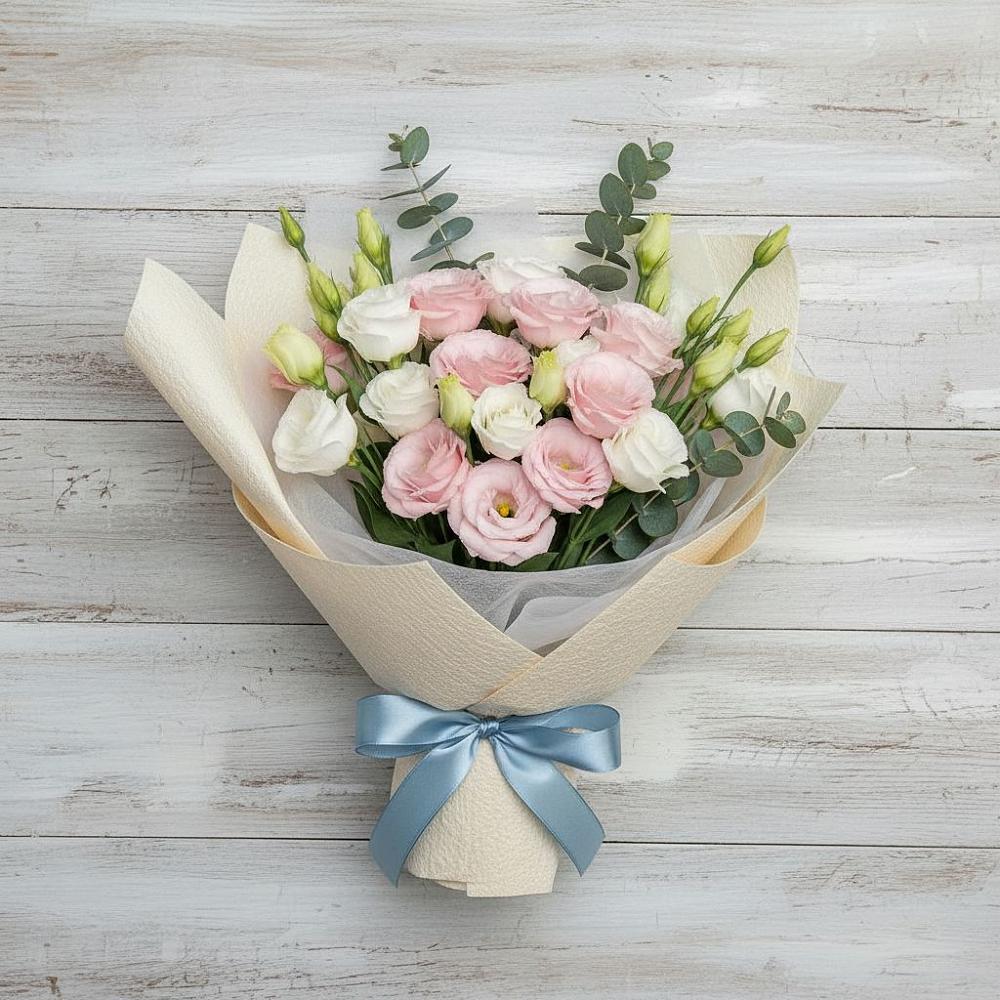 Букет цветов из: Лизиантусы в Тулуне